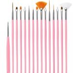 Σετ 15 Πινέλα Νυχιών για Σχέδια Nail Art
